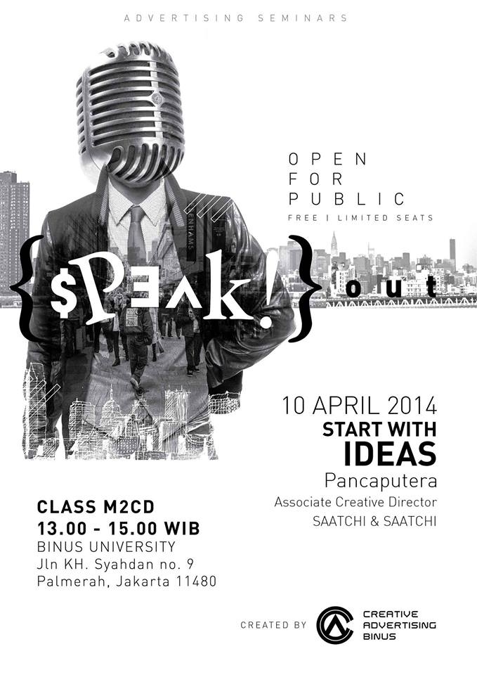 Speak Out “Start with Ideas” – Event